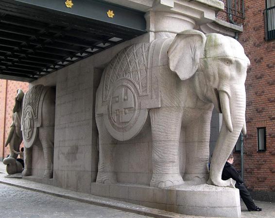 Слоновьи ворота, Копенгаген, Дания